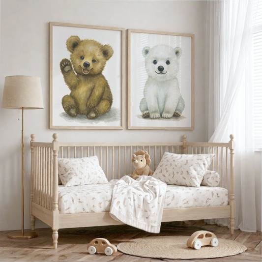 Wink & Frost Ensemble • 2 Fine-Art-Prints nach handgemalten Aquarellen