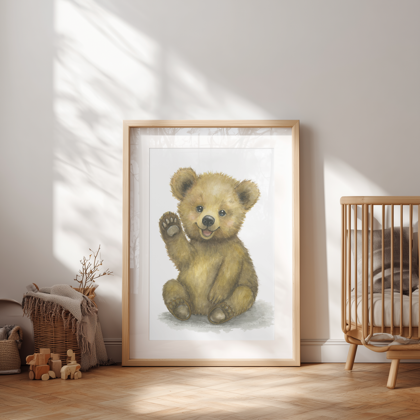 Sir Bernhard Wavealot • Hand‑Painted Watercolor Art Print