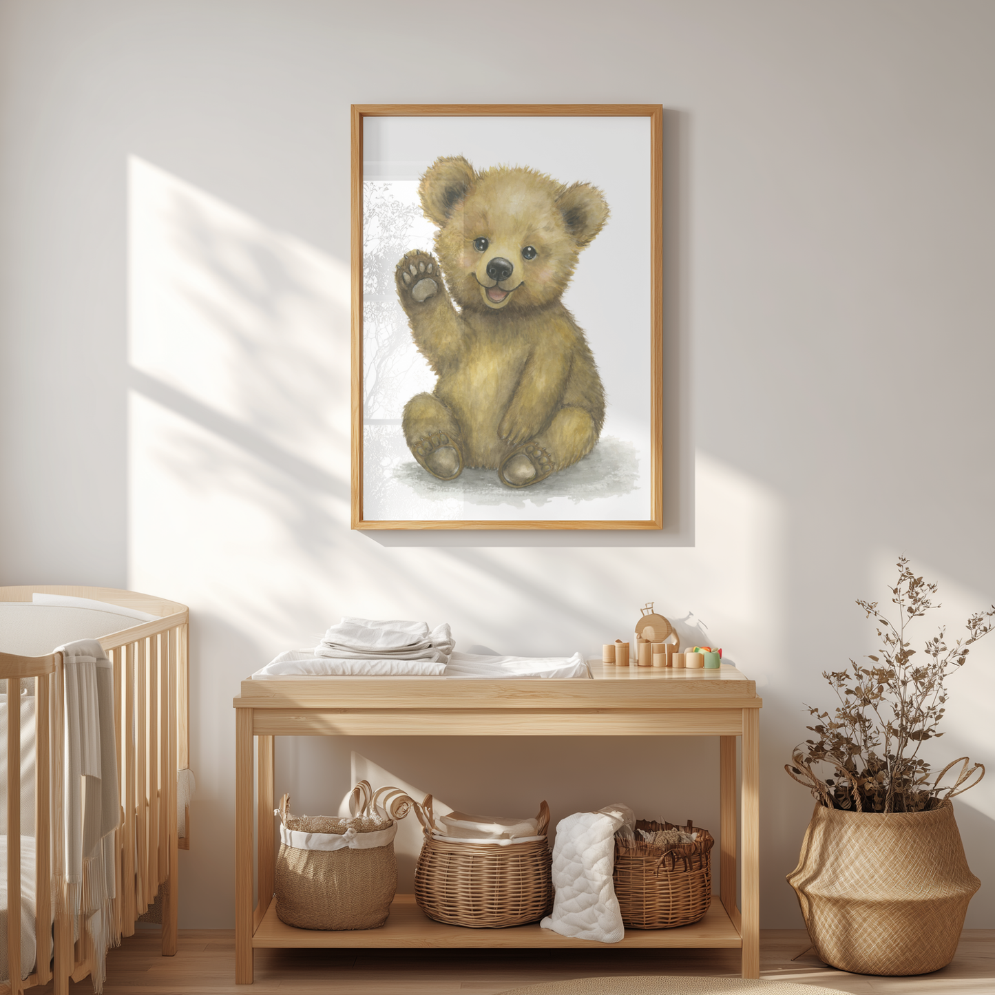 Sir Bernhard Wavealot • Hand‑Painted Watercolor Art Print