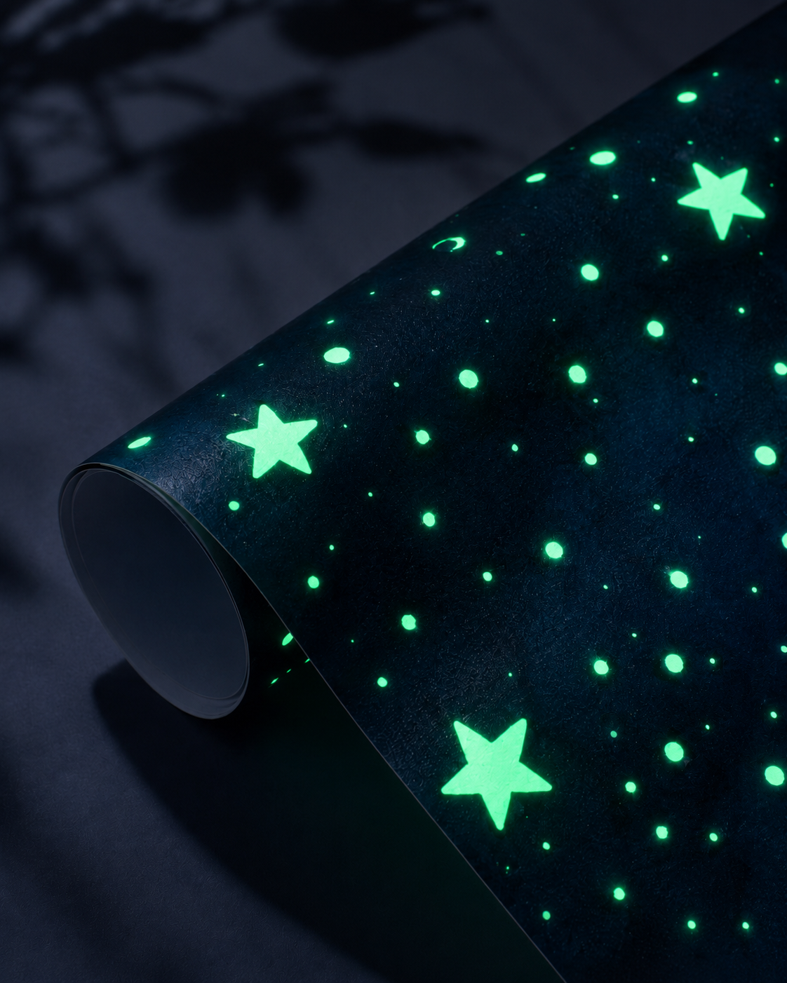 Bao Wow - The Star Catcher • Hand‑Painted Watercolor Glow in the Dark Print