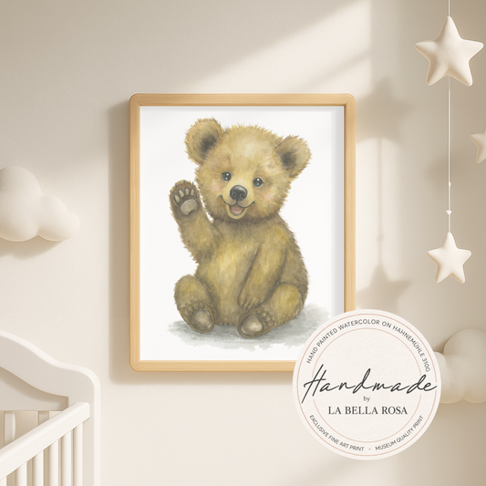 Sir Bernhard Wavealot • Hand‑Painted Watercolor Art Print